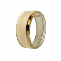 ABS Spritzgegossener Dekorativer Ring Vakuumplattiertes Chrom-Finish Becherdeckelring Kundenspezifisches OEM-Kunststoffteil