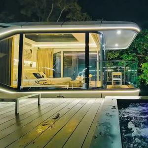 Casa Prefabricada LUBAN CABIN K70, Cápsula Espacial de 11.5 Metros Cuadrados, Diseño de Casa Cápsula de Lujo para Turismo, Resort y Alojamiento - Product Image 5