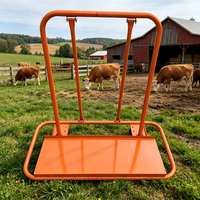 Chariot de rangement pliable en métal LOADPRO pour chariots à plateau - Conception peu encombrante pour usage domestique