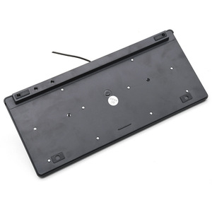 Clavier USB filaire ultra-plat pour ordinateur portable et de bureau, touches multimédias, Plug & Play, étanche et résistant aux déversements - Product Image 3