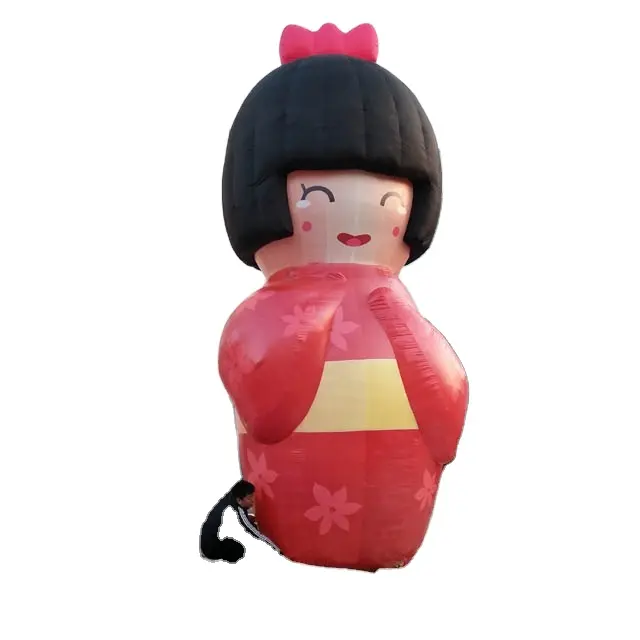 Japanese anime girl inflatable model design custom inflatable anime girl