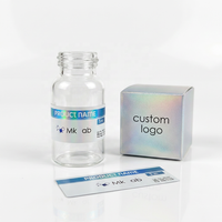 VS-302 OEM Emballage auto-adhésif 3 ml pour flacon injectable, étiquette et boîte pour flacon 3 ml, et boîte et étiquette pour emballage de peptides 3 ml
