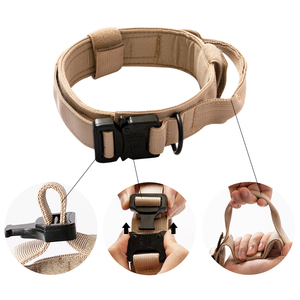 Fabricante al por mayor de nylon camuflaje perro <span class=keywords><strong>collar</strong></span> mediano grande - Product Image 4