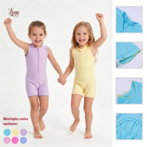Mono <span class=keywords><strong>de</strong></span> Boutique para Niñas con Media Cremallera, Ribete Bordado, Tirante Trasero <span class=keywords><strong>de</strong></span> <span class=keywords><strong>Cambio</strong></span> Rápido, <span class=keywords><strong>Precio</strong></span> <span class=keywords><strong>de</strong></span> Fábrica, Entrega Rápida - Product Image 1