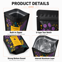 Sacs Doypack à Fermeture Zip Refermable en Aluminium Noir Mat Imprimés sur Mesure pour Grains de Café Torréfiés – Fournisseur d'Usine