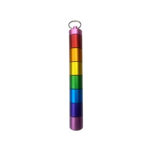 Wholesale Pill <b>Box</b> Organizer 3Color Metal Weekly Detachable Aluminum Alloy Colorful Pill <b>Box</b> for Travel - Product Image 1