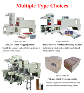 Auto Bottle Shrink Wrap <b>Packing</b> Machine <b>Heat</b> Tunnel Sealer Wrapper Shrink Sleeve Wrapping Packaging Machine - Product Image 2