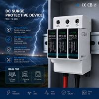 Dispositif de protection contre les surtensions DC WR-T2-DC 1500V 3P Type 2 20kA 40kA SPD Dispositif de protection contre la foudre pour système d'énergie solaire photovoltaïque