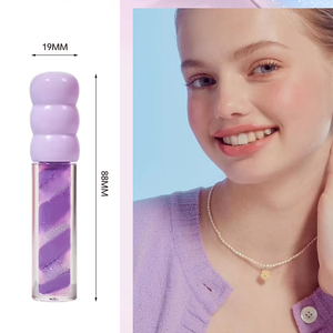 CC36494 ลิปเจลลี่แบรนด์ส่วนตัว ปราศจากการทดลองกับสัตว์ สีนู้ด ลิปสติกเนื้อแมทแบบน้ำ รับทำโลโก้ ติดทนนาน ลิปกลอสเนื้อกำมะหยี่ แต่งหน้า - Product Image 4