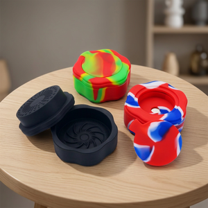 Wholesale Luminous Glow in the Dark Silicone <b>Herb</b> Grinder Custom Logo Portable Spice Grinders Tobacco <b>Smoking</b> Accessories - Product Image 5
