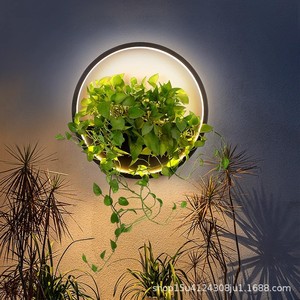 Lampe murale extérieure étanche pour plantes, cylindre LED, décoration de jardin, villa, cour - Product Image 2
