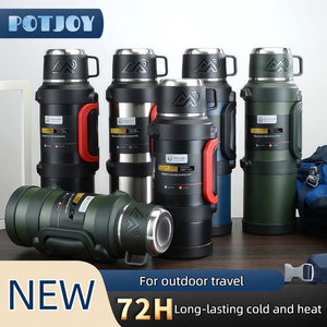 <span class=keywords><strong>Termo</strong></span> de Acero Inoxidable para Exteriores de Fábrica POTJOY, con Gran Capacidad de 2000 ml, Conservación de Calor y Frío42 - Product Image 1