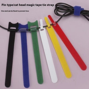 最佳质量150毫米环保可重复使用的电缆扎带双面胶自粘钩环带 - Product Image 4