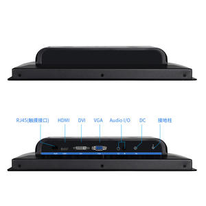 Écran d'affichage de contrôle industriel 10,1/13/15/17/19 pouces, écran tactile capacitif LCD étanche, moniteur intégré pour usage commercial - Product Image 2