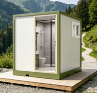 Unité de salle de bain modulaire intégrée préfabriquée en panneaux sandwich en acier pour dortoir, chantier de construction, salle de bain modulaire intégrée préfabriquée