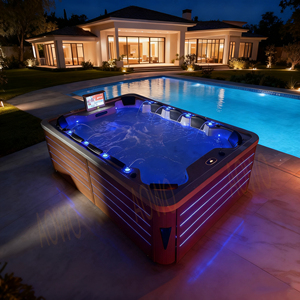 Piscina <span class=keywords><strong>de</strong></span> hidromasaje <span class=keywords><strong>Spa</strong></span> al aire libre Jacuzziss 10 Personas Jacuzziss Swim <span class=keywords><strong>Spa</strong></span> Bañera <span class=keywords><strong>de</strong></span> hidromasaje al aire libre Piscina <span class=keywords><strong>de</strong></span> hidromasaje al aire libre - Product Image 4