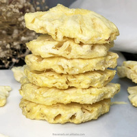 Gefreeze-droogde ananasstukjes, knapperig fruit voor sap/bakkerij/snacks/poeder, groothandel, 0% suiker, 0% vet, 0% toevoegingen