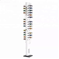Présentoir à lunettes personnalisé, présentoir acrylique à quatre côtés pour support de lunettes de soleil, support d'armoire de Promotion