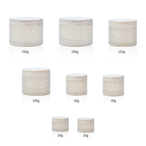 Vật Liệu Thân Thiện Lúa Mì Phân Hủy Sinh Học Mỹ Phẩm Container Có Thể Tái Chế Rơm Kem Jar Chính 10G 2Oz 3Oz 8Oz - Product Image 5