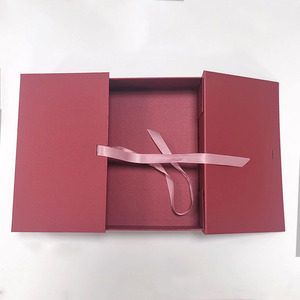 Boîte cadeau pliante à double <span class=keywords><strong>porte</strong></span> personnalisée, emballage exquis pour vêtements, chaussures, cadeaux (avec ruban) - Product Image 3