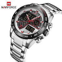Jam Tangan Digital NAVIFORCE 9171 Pria LED Sport Jam Tangan Quartz Pria Luminous Tahan Air Relogio Masculino