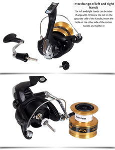 รอกตกปลาแบบสปินนิ่งกันน้ำ <span class=keywords><strong>FX</strong></span> Long Cast สำหรับตกปลาทะเล ตกปลาแม่น้ำ ตกปลาทะเลสาบ ตกปลาลำธาร ใช้สำหรับมือซ้าย ผลิตจากโลหะผสม - Product Image 4