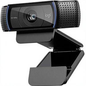 สำหรับ C920 HD โปรเว็บแคม 1080p/30 เฟรมต่อวินาทีอินเทอร์เฟซ USB ระบบเสียงสเตอริโอที่ชัดเจนการแก้ไขแสงสำหรับพีซี/แมค/แท็บเล็ต/โครมบุ๊กสีดำ - Product Image 1