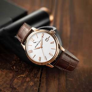 Montre automatique de luxe en or pour hommes, avec calendrier, mécanique, lumineuse, étanche, pour la mode et les affaires - Product Image 1