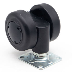 Superior-Quality High-Elasticity Pu Workbench Swivel Casters Hardware Kit Included Precision Dual Bearings And Soft-Touch - Product Image 1