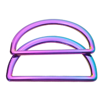Anneaux en D métalliques de 1/2'', 1'', 1,5'', 2'' en gros, boucles en D sur mesure pour sacs