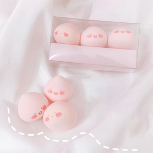Nuevo estilo <span class=keywords><strong>de</strong></span> alta calidad Peach Peach 3pcs <span class=keywords><strong>Beauty</strong></span> <span class=keywords><strong>Blender</strong></span> Maquillaje Esponja Cosméticos <span class=keywords><strong>Set</strong></span> - Product Image 3