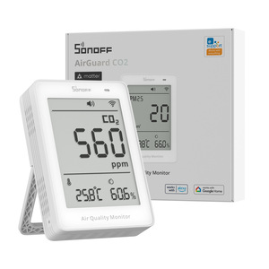 Sonoff airguard CO2ตรวจวัดคุณภาพอากาศผ่าน WiFi SAWF-08P เครื่องวัดความชื้นอุณหภูมิเสียงและสัญญาณไฟเตือนข้อมูลย้อนหลัง - Product Image 5