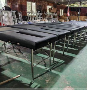 Tempat Tidur Terapi Pijat Lipat Multifungsi - 3 Segmen yang Dapat Disesuaikan untuk Punggung/Kaki, Fungsi Pemanas & Disetujui CE, Ideal untuk Klinik - Product Image 4