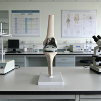 Modèle de remplacement de l'articulation du genou - Modèle d'anatomie de prothèse de genou artificielle pour l'enseignement médical orthopédique