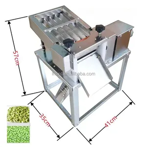 Automatic Soybean Peas Shelling Machine Green Peas Sheller Fresh Broad Beans Skin Peeling Machine