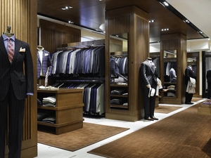 Aménagement de magasins et design de magasins de vêtements pour hommes, vitrine en bois <span class=keywords><strong>vintage</strong></span> pour décorer mon atelier de couture - Product Image 6