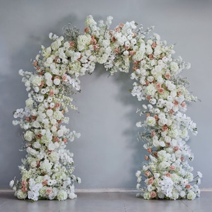 U Shaped Rose Flower Arch Wedding Flower <b>Stand</b> <b>Backdrop</b> Wedding Flower Arch - Product Image 2