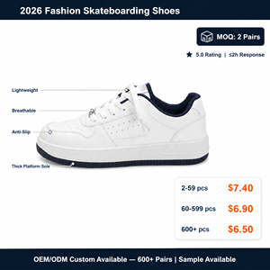 Scarpe da Skateboard <span class=keywords><strong>Uomo</strong></span> 2026: <span class=keywords><strong>Sneakers</strong></span> Trendy con Plateau, Leggere e Traspiranti, <span class=keywords><strong>Bianche</strong></span>, Casual, da Passeggio - Product Image 2