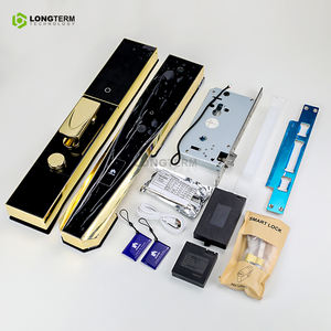 Serrure intelligente de luxe à reconnaissance faciale 3D et palmaire Tuya - Sécurité biométrique pour porte d'entrée - Product Image 2