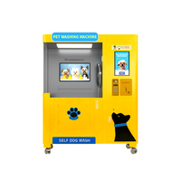 Machine à laver les chiens intelligente, professionnelle, rapide et efficace en libre-service pour les animaux de compagnie de taille moyenne, expérience de bain et de toilettage pour chats
