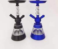 Chicha en verre de type narguilé populaire en gros, tabac à chicha