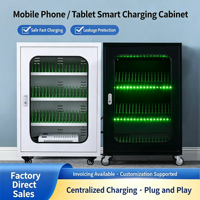 Armoire de recharge centralisée pour tablettes avec ports USB, casier de rangement pour salles de classe pour iPad, téléphones portables et tablettes