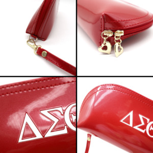 Fashion <strong>Red</strong> <strong>Leather</strong> Hand Bags for Women Pouch Bag Key Holder Wristlet Phone Wallet for Lady Coin <strong>Purse</strong> - Product Image 4