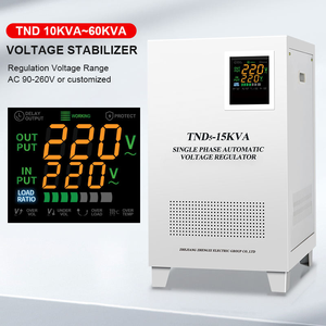 Stabilizzatore di Tensione Automatico Monofase AC SVC/TND 10kVA, 15kVA, 20kVA, 30kVA con Servomotore in Rame, Ingresso <span class=keywords><strong>90V</strong></span> - 260V - Product Image 4