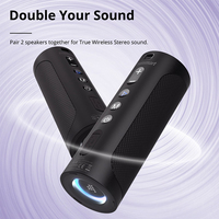 Offre Spéciale : Ampoule LED Intelligente 40W à Commande Vocale, Subwoofer Étanche IPX6 en Métal pour Fêtes DJ et Noël