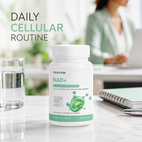 Capsules NAD+ Formule de vitalité cellulaire Énergie et soutien à l'âge sain Complément alimentaire 60 unités