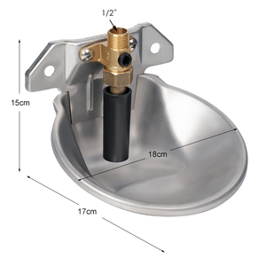 Bebedero automático de acero inoxidable <span class=keywords><strong>para</strong></span> ovejas, bebedero de agua de cabra con válvula de cobre, bebedero <span class=keywords><strong>para</strong></span> ganado - Product Image 6