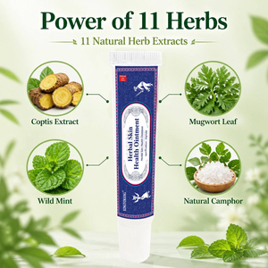 Baume de soin pour la peau à base de plantes, extrait naturel de plantes, pommade pour soulager les peaux sèches et irritées, crème pour le corps - Product Image 2