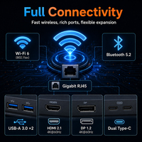 Mini PC portable tactile 5,7 pouces Intel N95 Windows 11 16+512 Go SSD pour la maison, les études et le divertissement
