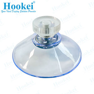 แผ่นตัวดูดพีวีซีใสที่วางแก้วพร้อมน็อตสกรูตัวดูดพิเศษ - Product Image 1